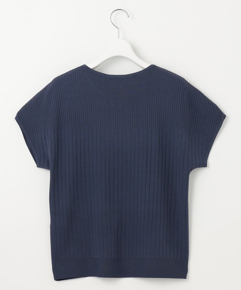 J.PRESS LADIES L 【洗える】レーヨンエリートストレッチ フレンチスリーブ ニット 