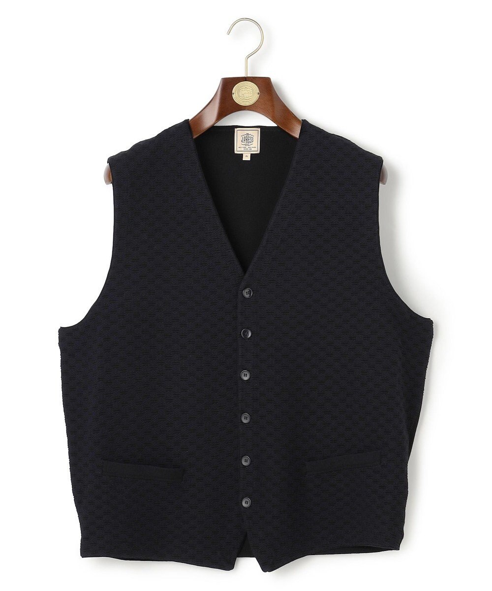 J.PRESS MEN 【KING SIZE】【FLEX YARN】ハイゲージ ニットベスト 