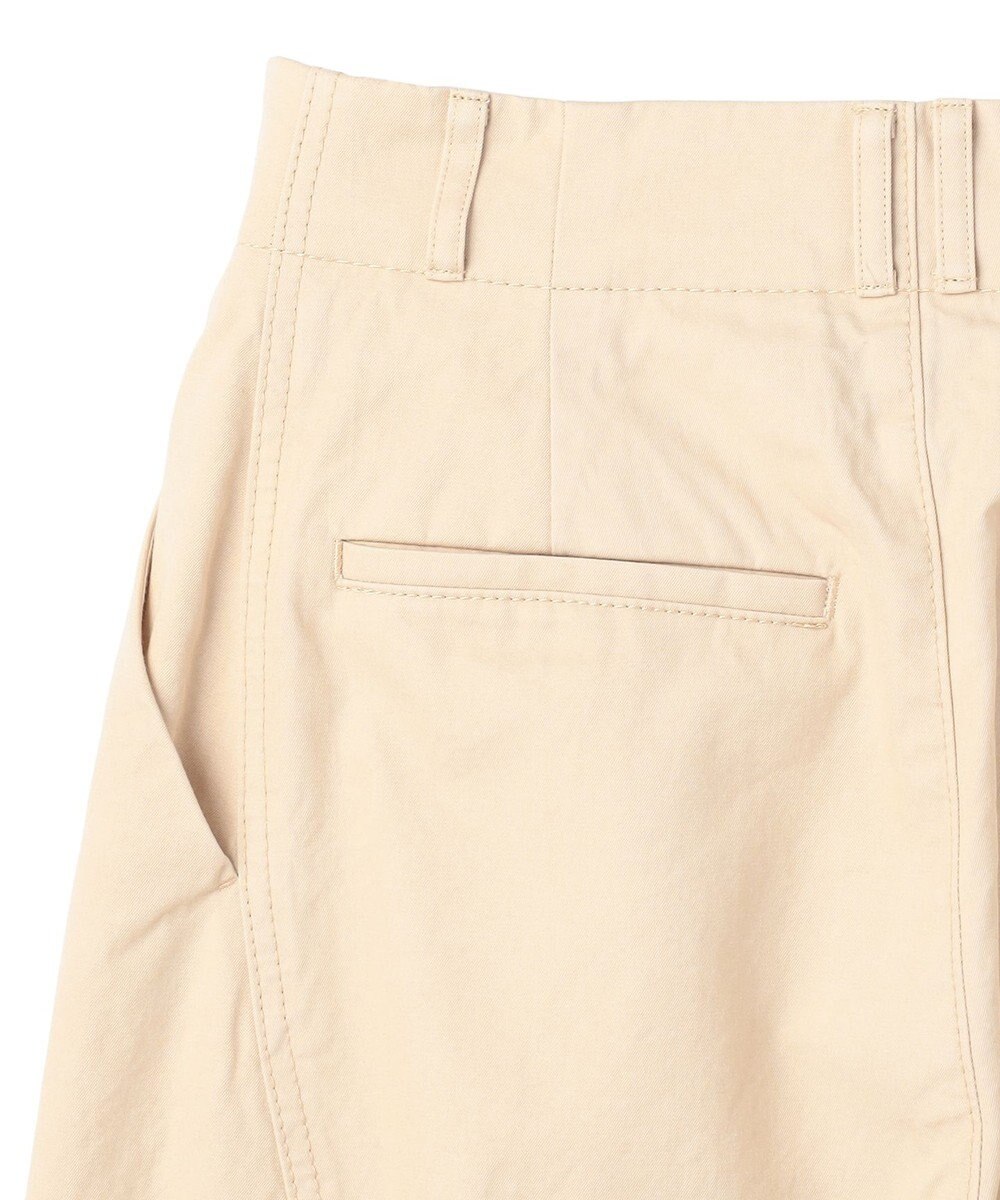 BEIGE， PREHNA / コットンツイル カービーシームワイドパンツ 