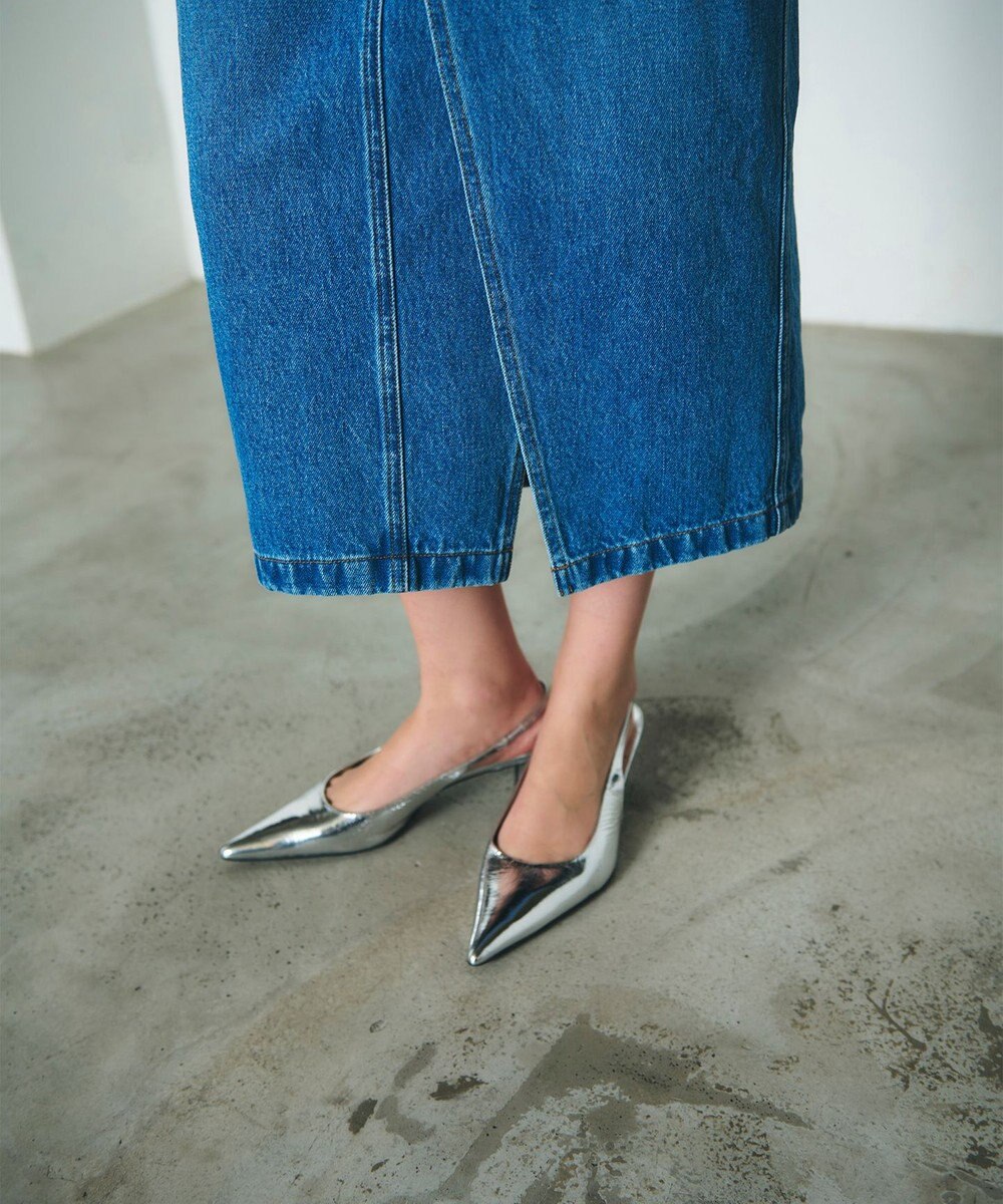 GRACE CONTINENTAL タイトデニムスカート 