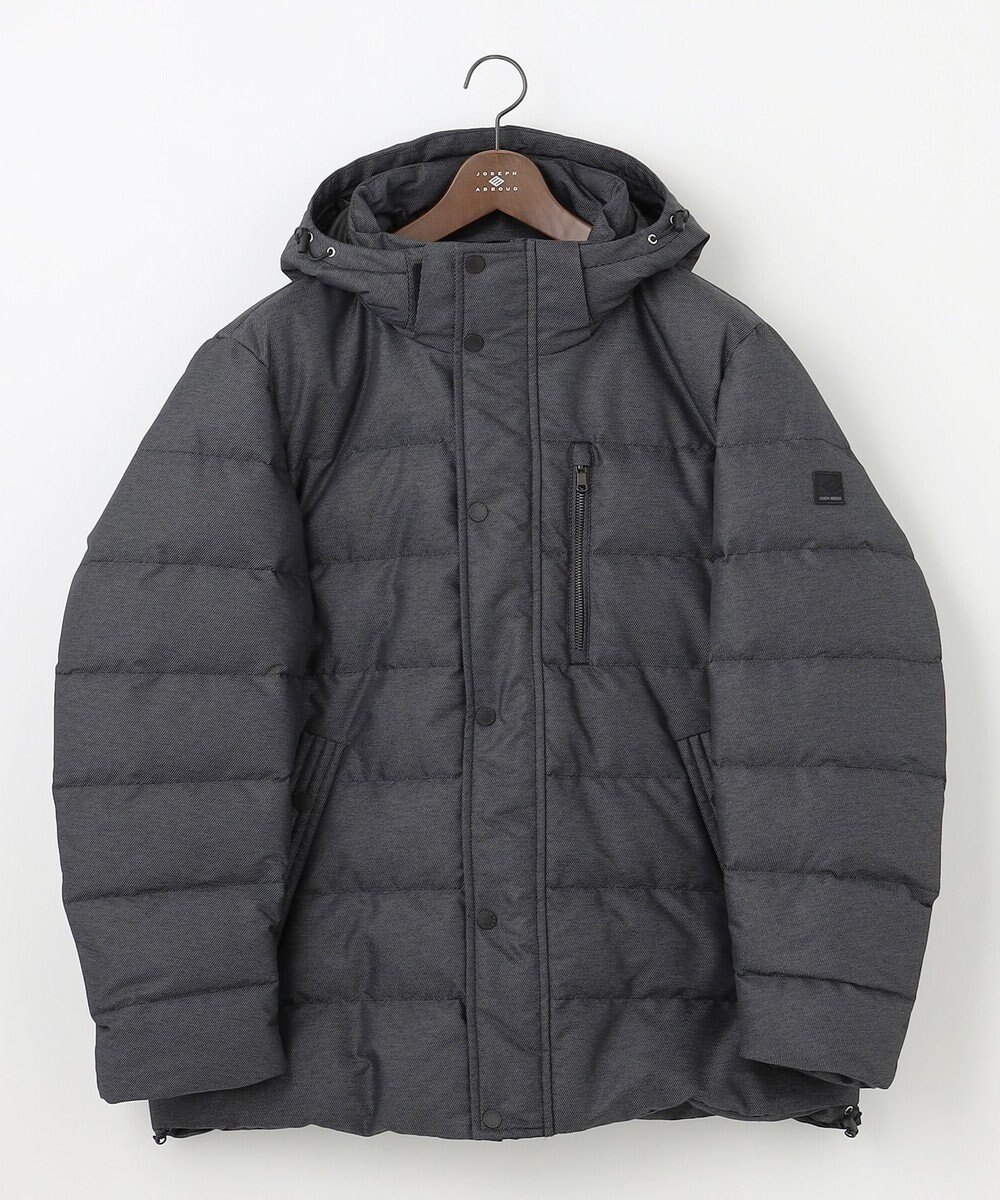 JOSEPH ABBOUD 【キングサイズ・撥水/軽量/防風/フード取り外し可/ダウン】インターレースカルゼ  ダウン ブルゾン 