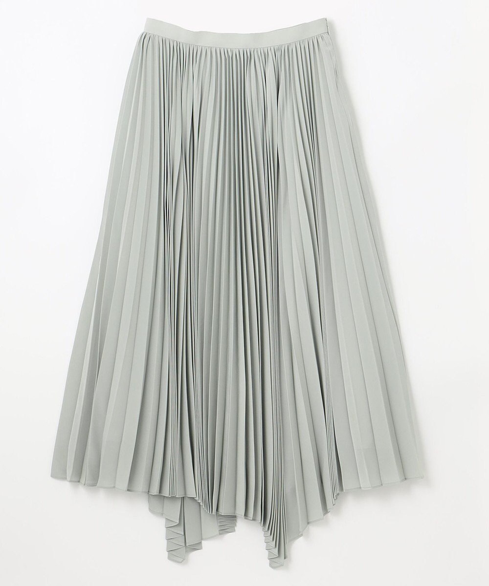 NAVE 【Nave　洗える】プリーツサテン スカート 