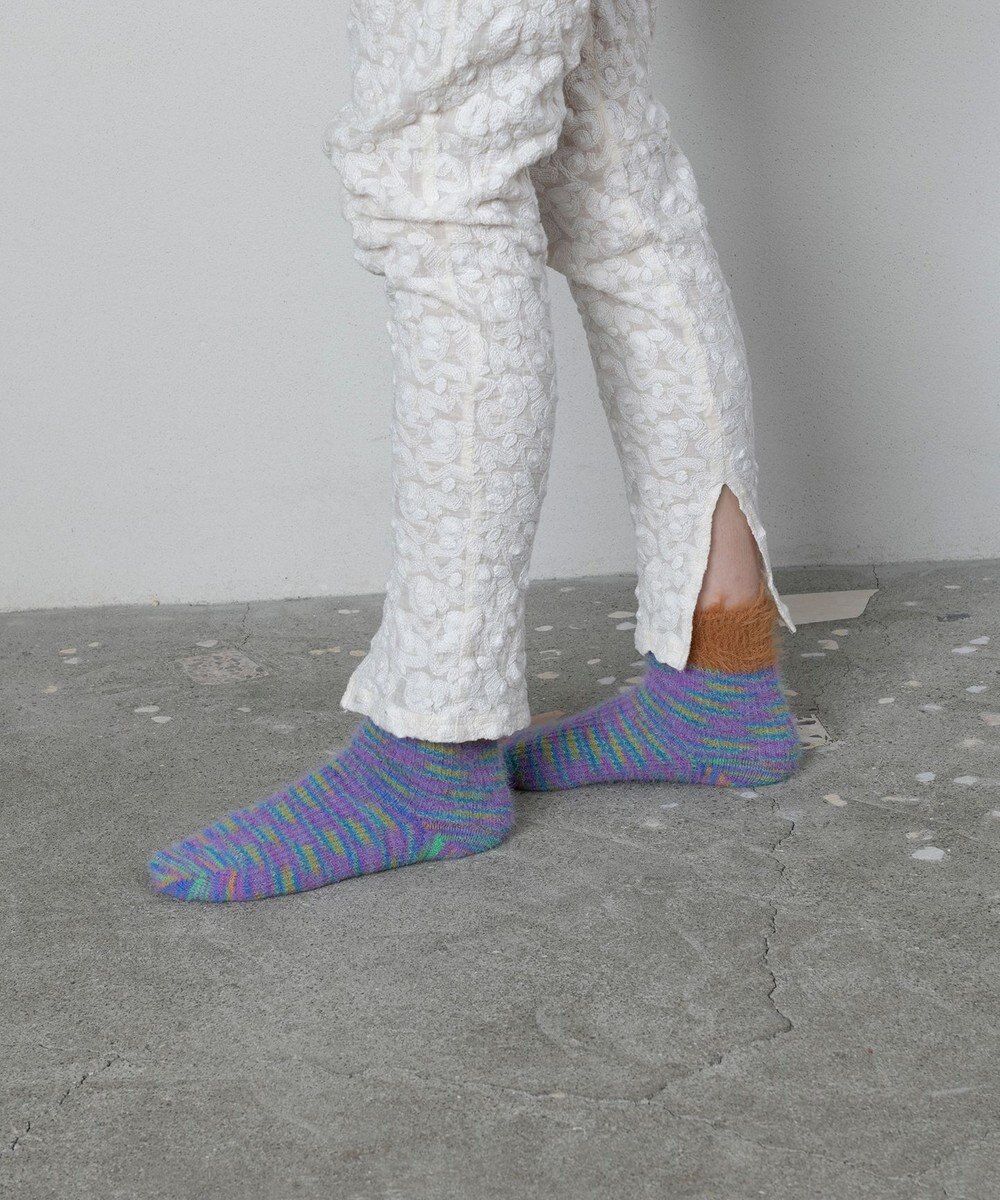 TRICOTE カスリシャギーソックス 