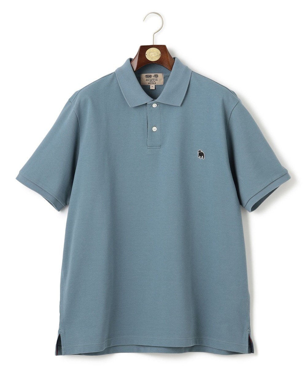 J.PRESS MEN 【KING SIZE】【大人気 】バックブルカノコレジメン ポロシャツ 