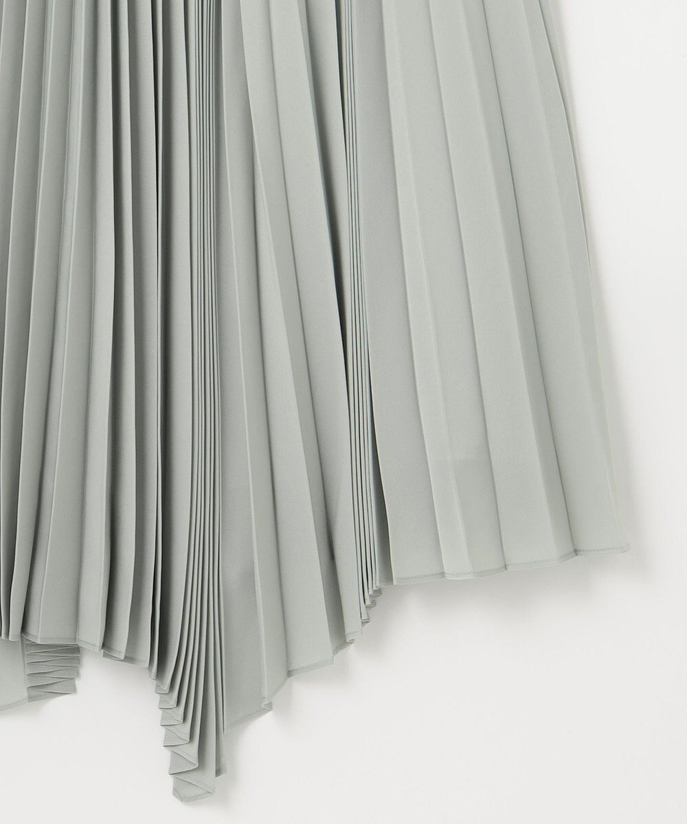 NAVE 【Nave　洗える】プリーツサテン スカート 