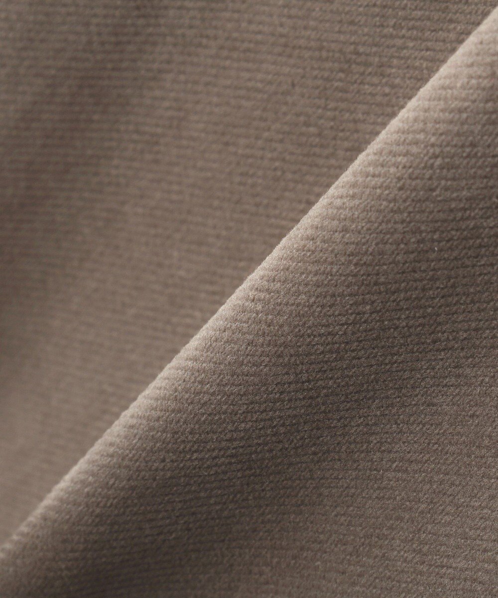 YECCA VECCA ベルテッドカルゼ起毛ワイドパンツ 