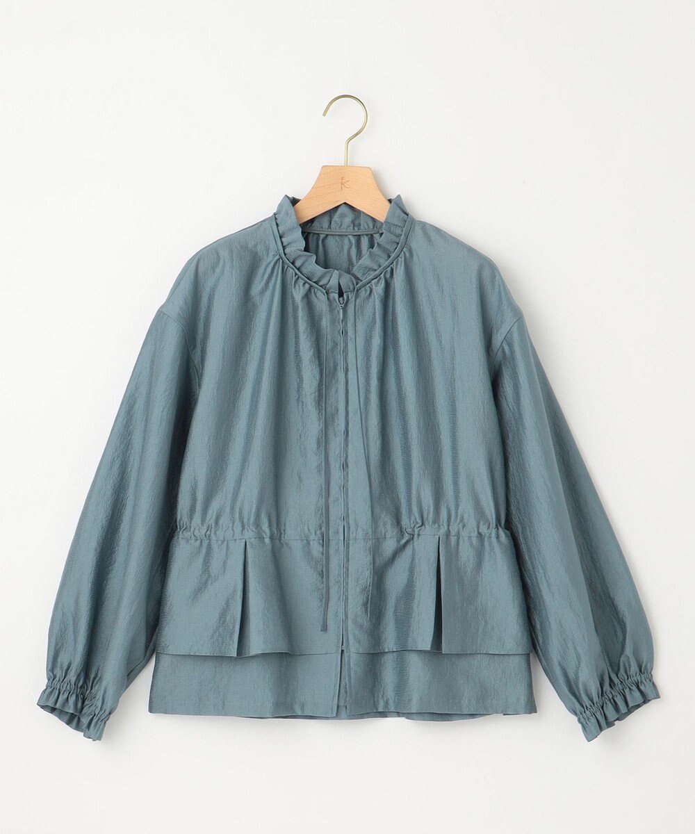 組曲 S 【洗える・シワになりにくい】シアーブルゾン 