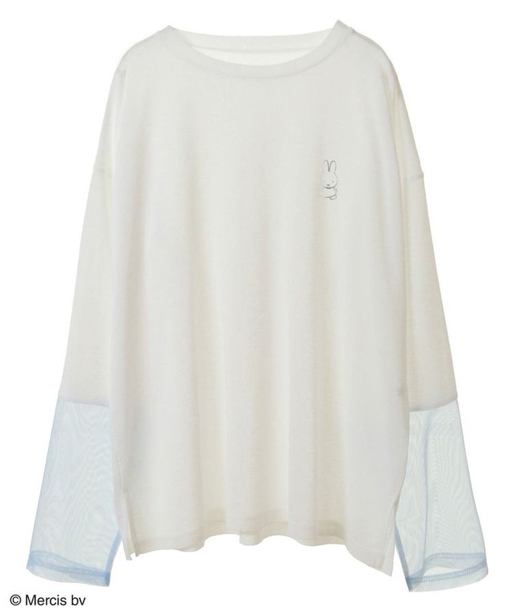 Green Parks Ｍｉｆｆｙ／袖配色シアーープルオーバー 