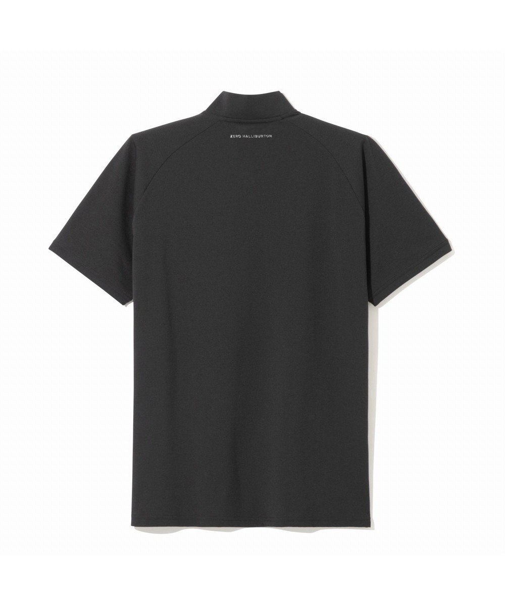 ZERO HALLIBURTON 【吸水速乾・UVケア】 ダブルリブ着心地ジッパーモックネックTシャツ ZHG-M5S7d 82955 