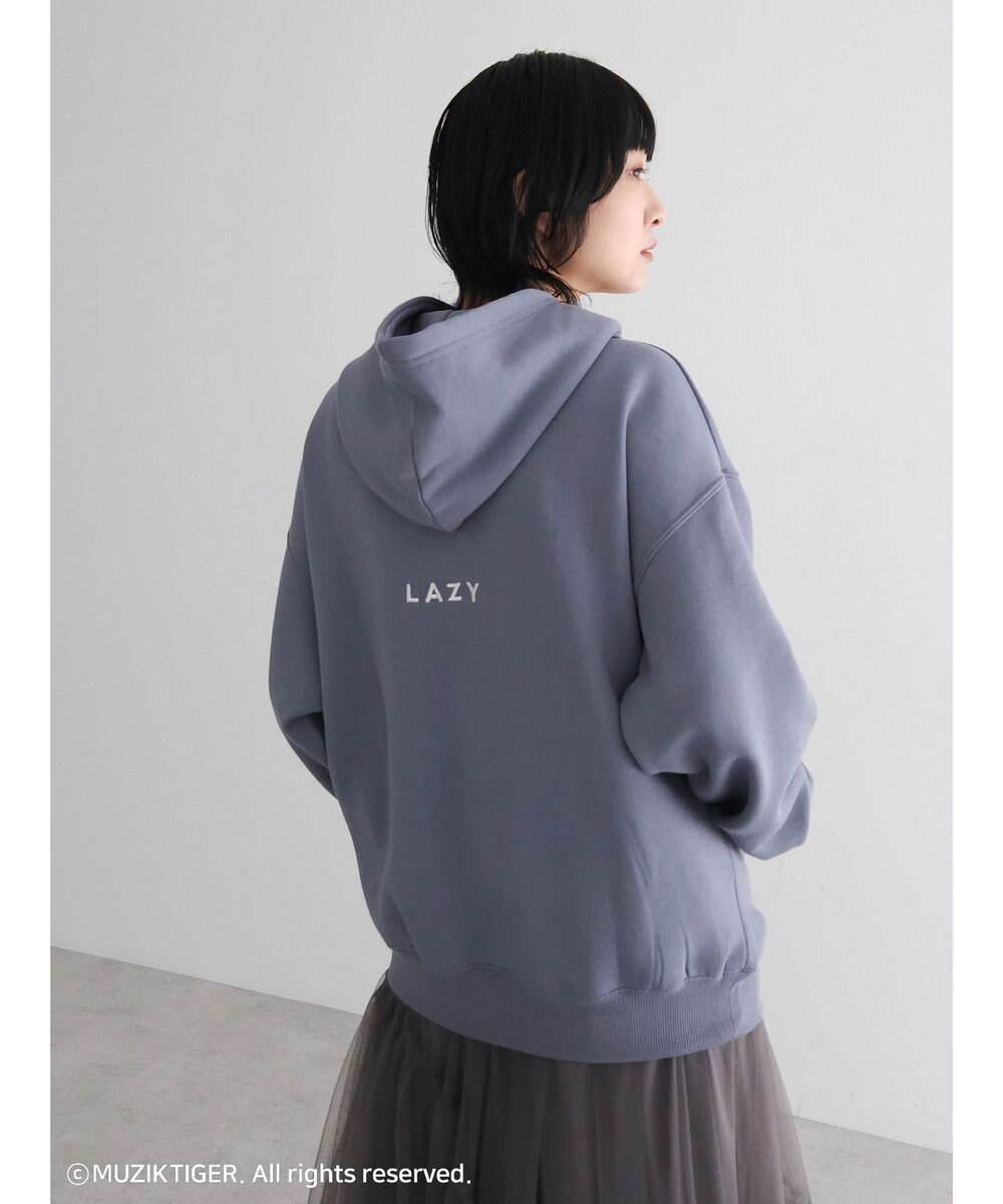 Green Parks ムジークタイガー／裏起毛刺しゅうフーディー 