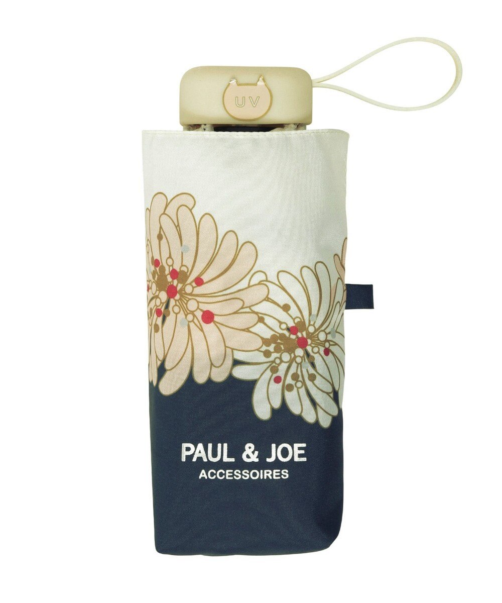 MOONBAT 【UVカット/コンパクト】ポール & ジョー (PAUL & JOE ACCESSOIRES) 折りたたみ雨傘 クリザンテーム 