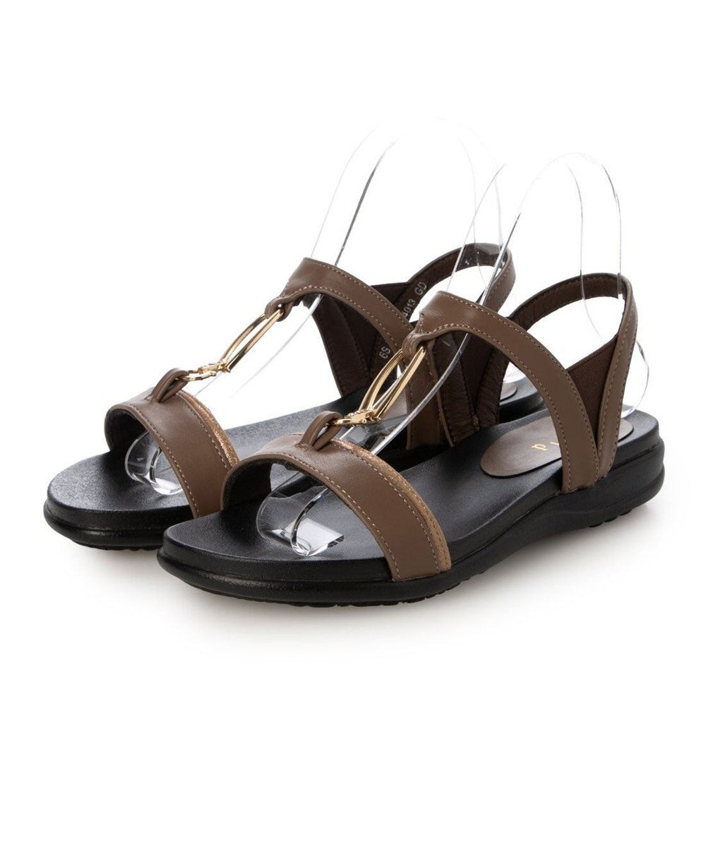 ing <Pitti>【WEB限定】ダブルリングフラットサンダル 