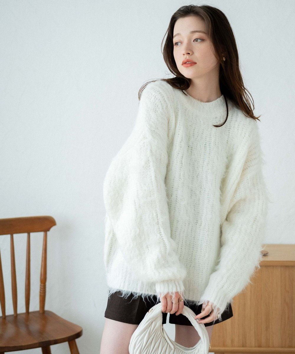 WEGO ブラッシュニットBIGプルオーバー 