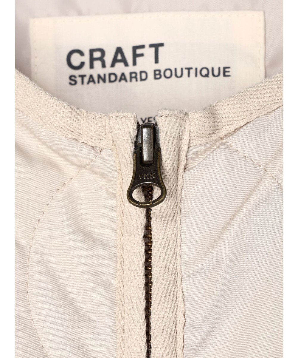 CRAFT STANDARD BOUTIQUE キルティングボア切替ベスト 