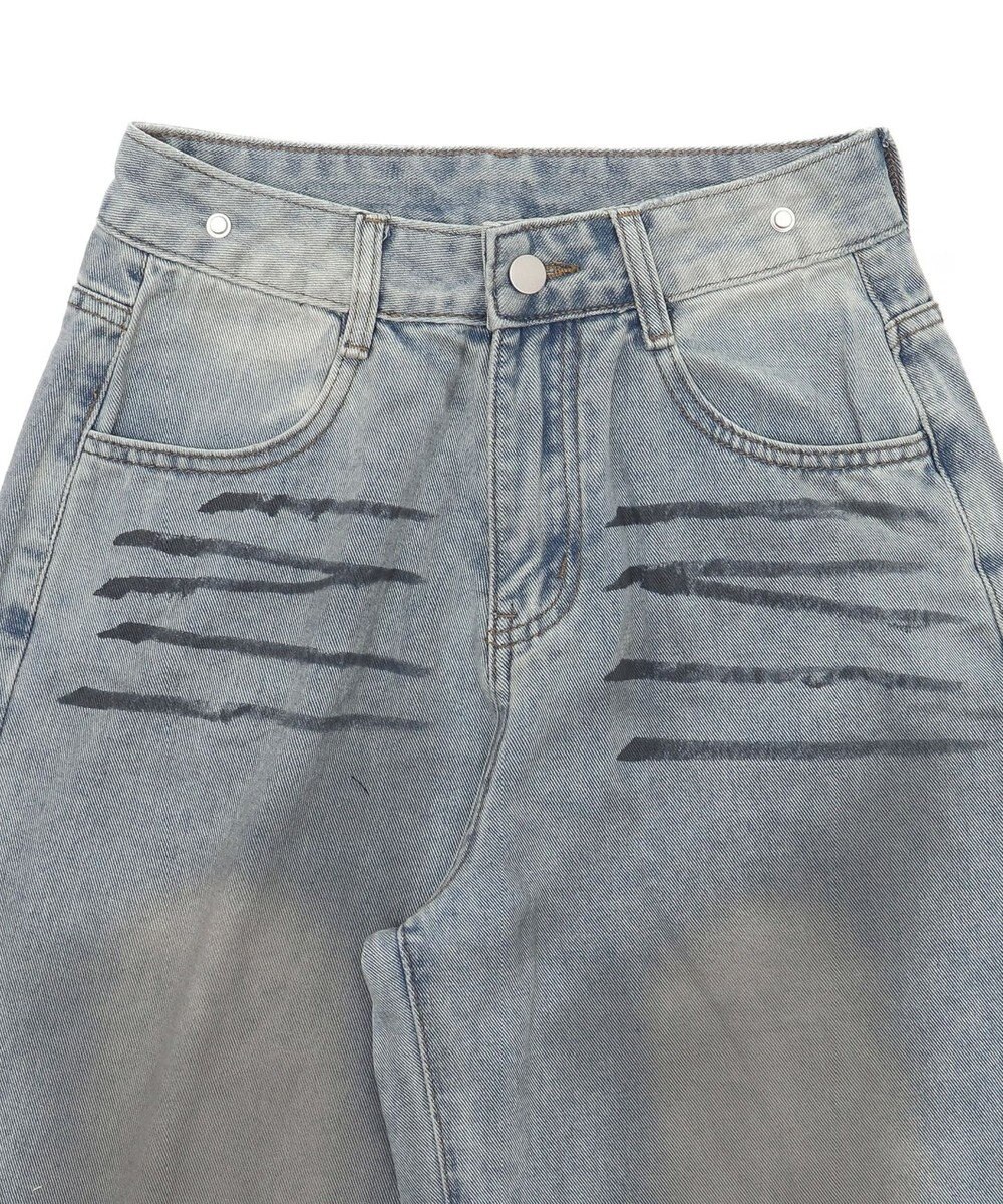 WEGO フェイクシャツスリーブデニム 