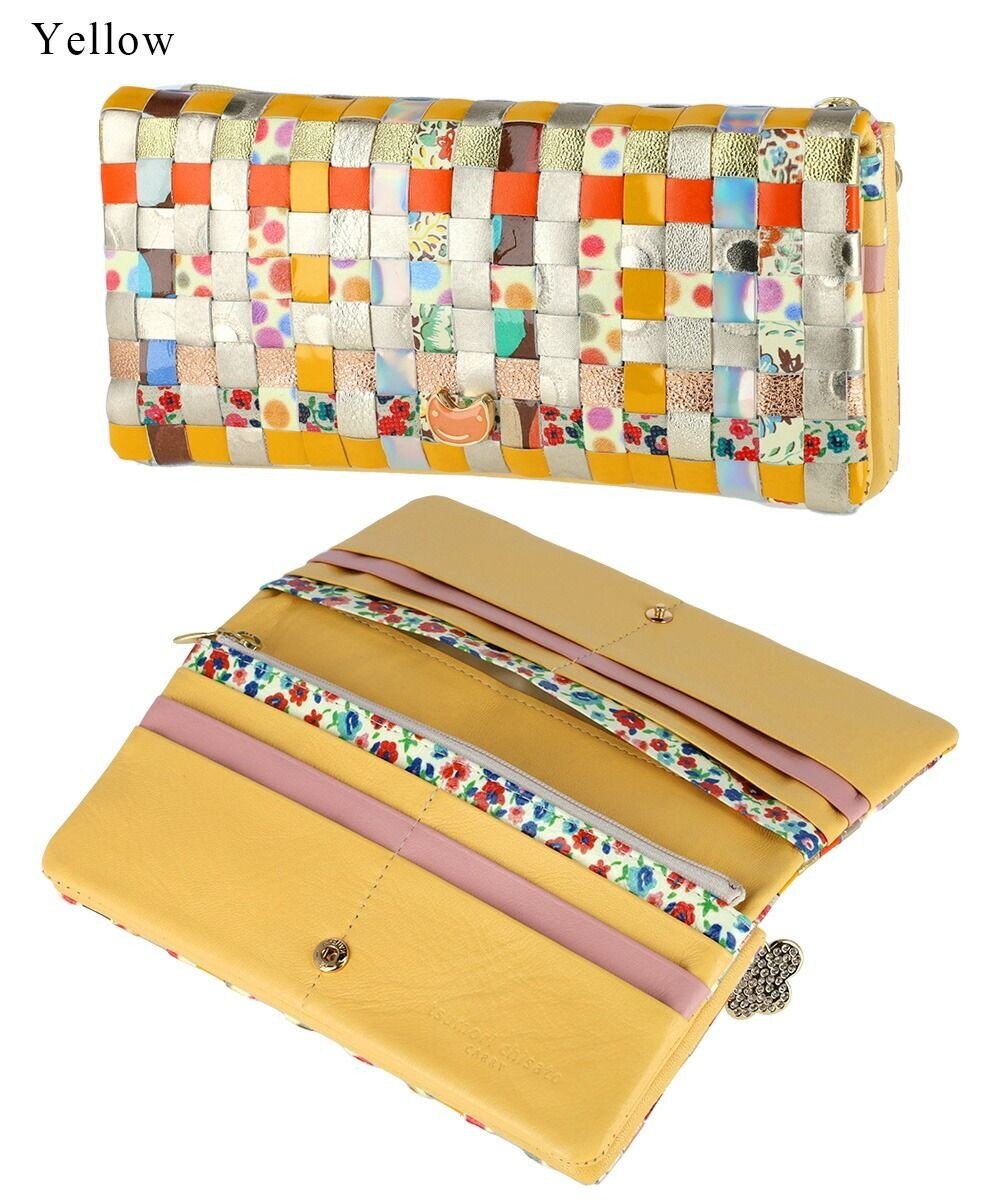 tsumori chisato CARRY エポネコメッシュ 長財布 2つ折り かぶせタイプ 