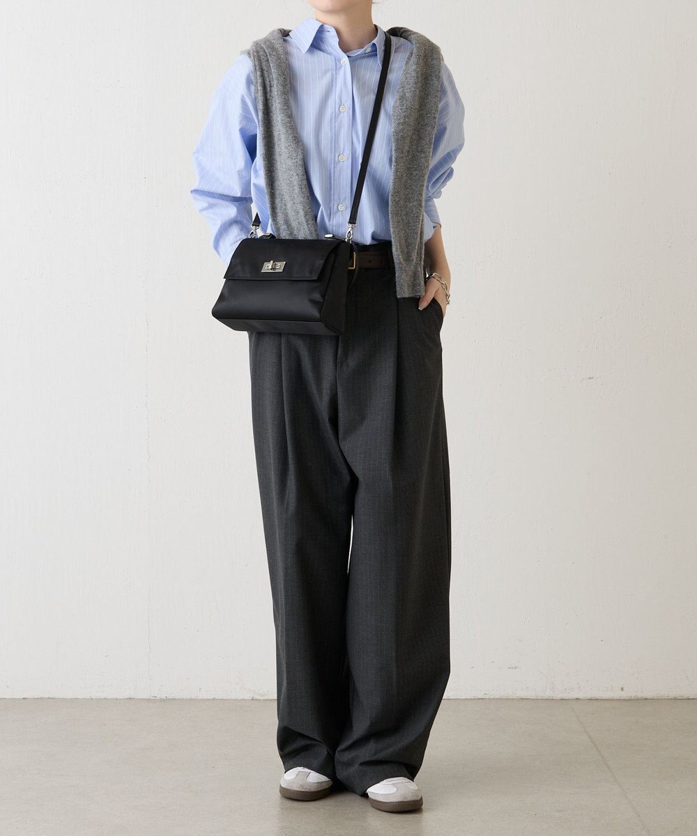 russet クラウズナイロンフラップミニトートバッグ(CE-1689) 