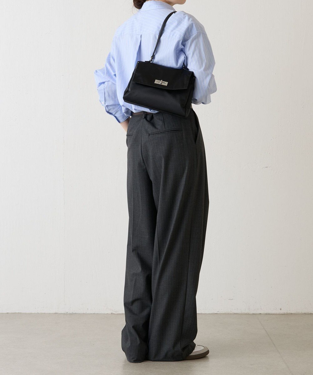 russet クラウズナイロンフラップミニトートバッグ(CE-1689) 