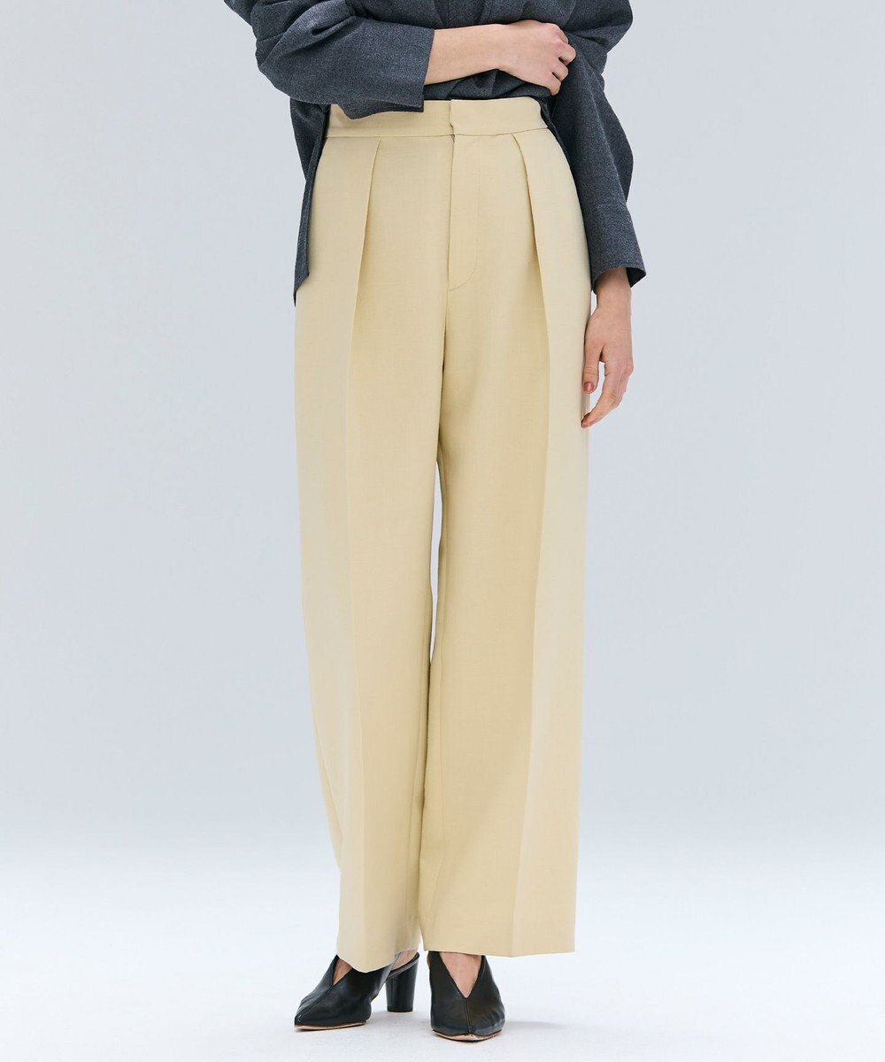 BEIGE， WASCO / 2WAYストレッチウールタックカービーパンツ 