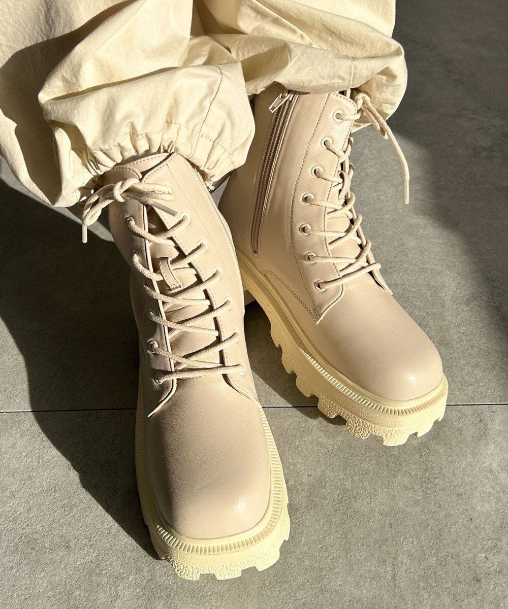 WEGO レースアップショートブーツ 