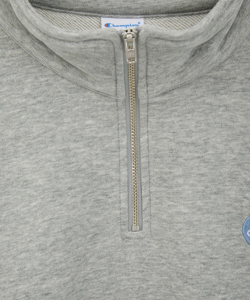 earth music&ecology Ｃｈａｍｐｉｏｎ×ｅｍａｅハーフジップハートスウェット 