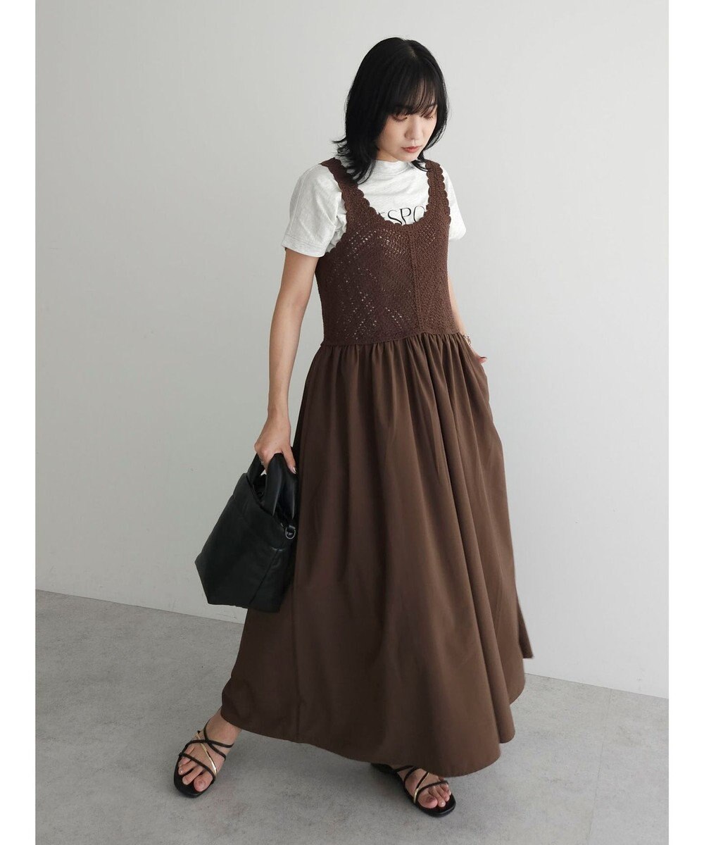 Green Parks ・ＳＵＧＡＲ　ＳＰＯＯＮ　クロシェキリカエワンピース 