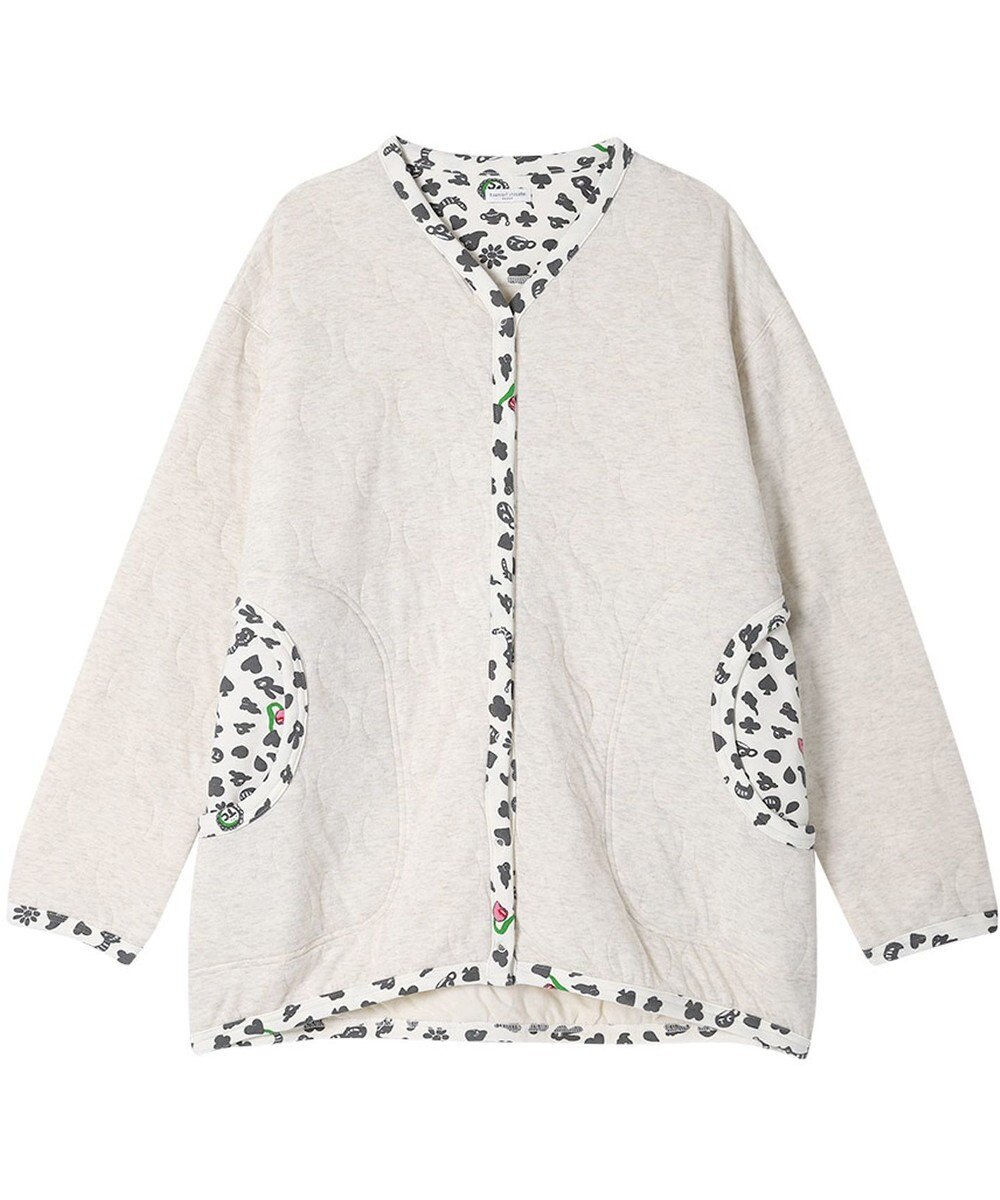 tsumori chisato SLEEP ツモリチサト カーディガン キルトニット素材(本体) あったか 長袖 ルームウェア レディース URW431 /ワコール 