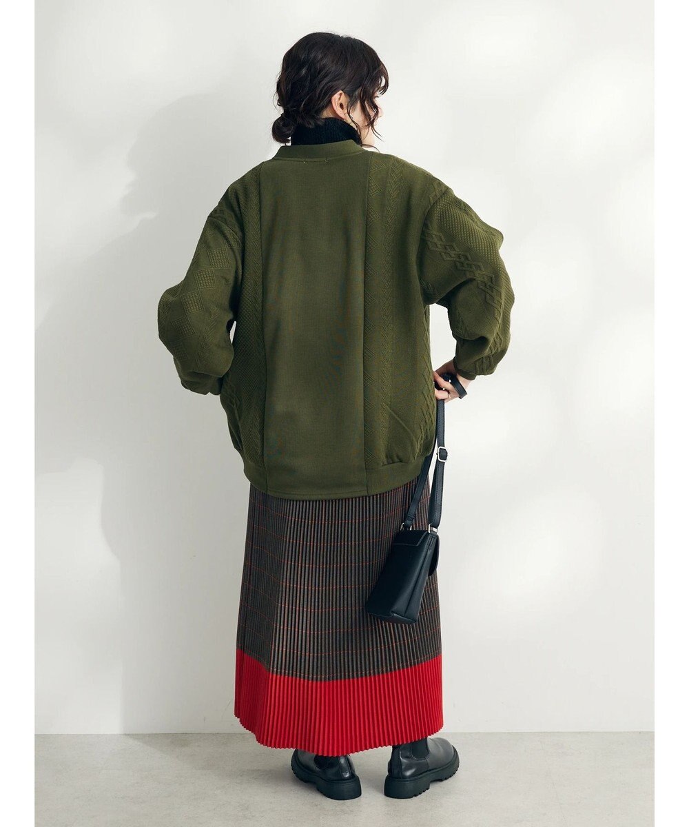 CRAFT STANDARD BOUTIQUE JQカット切り替えカーディガン1 