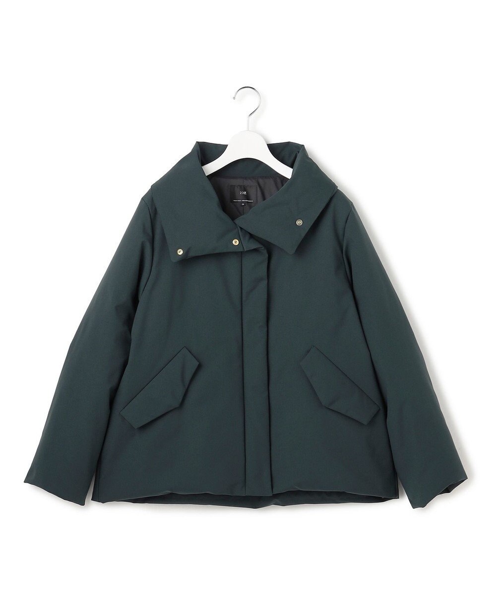 23区 L 【一部店舗限定/滝沢眞規子さん着用/撥水加工】ミリタリー Aライン ダウンコート 