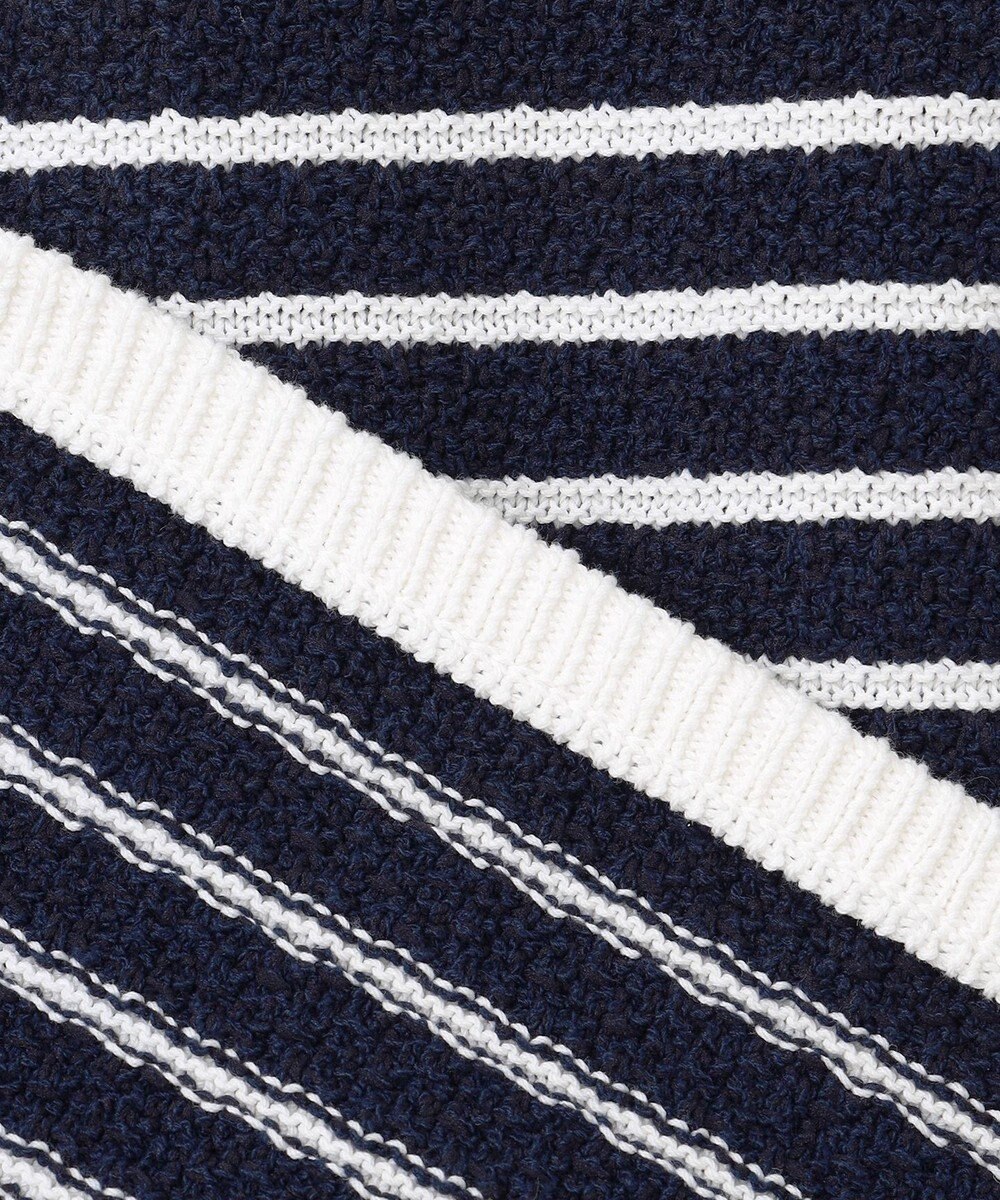 23区 【Oggi3月号掲載/洗える】ブークレコットン ニットジャケット 