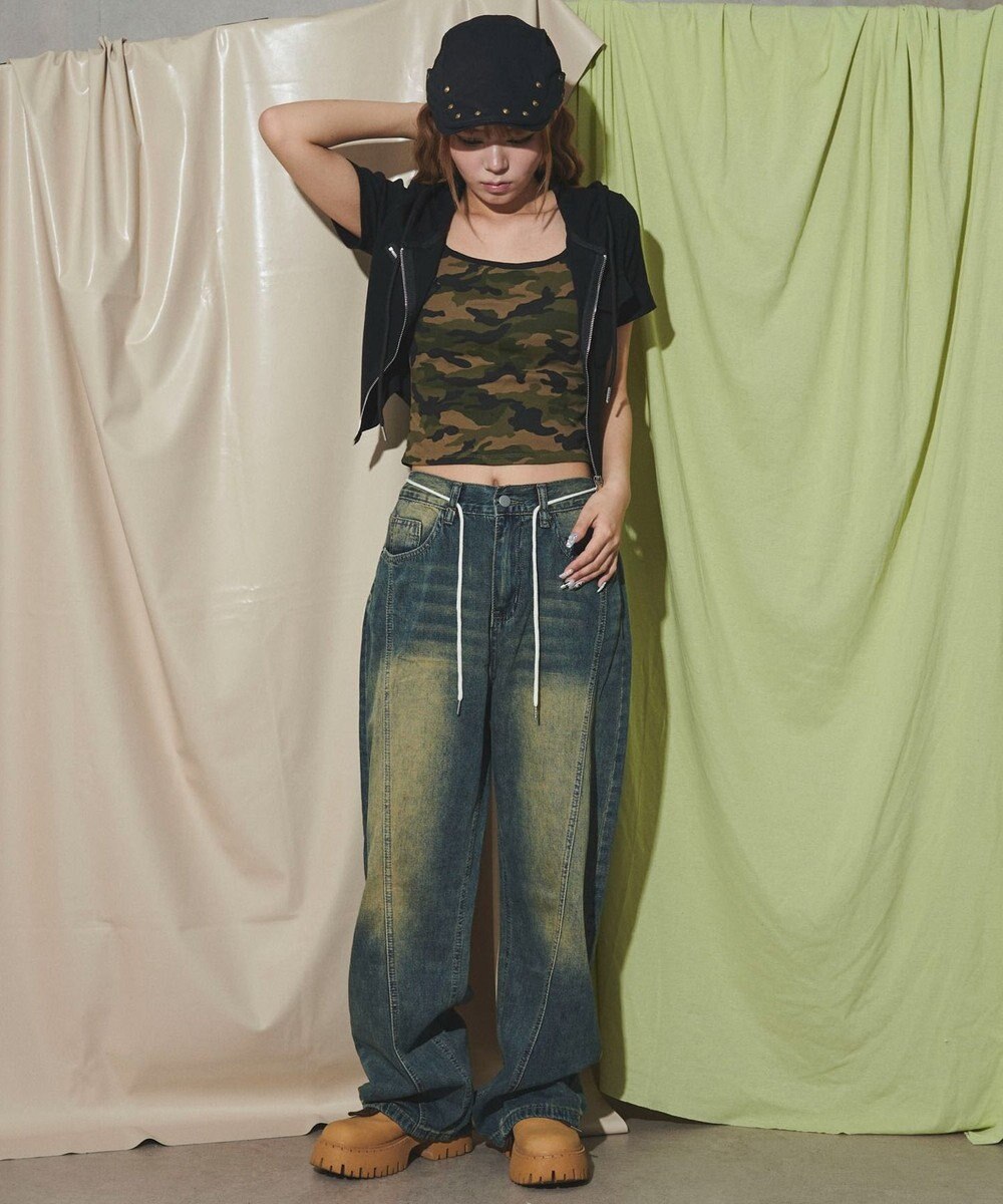 WEGO WジップクロップドSSピチPK 