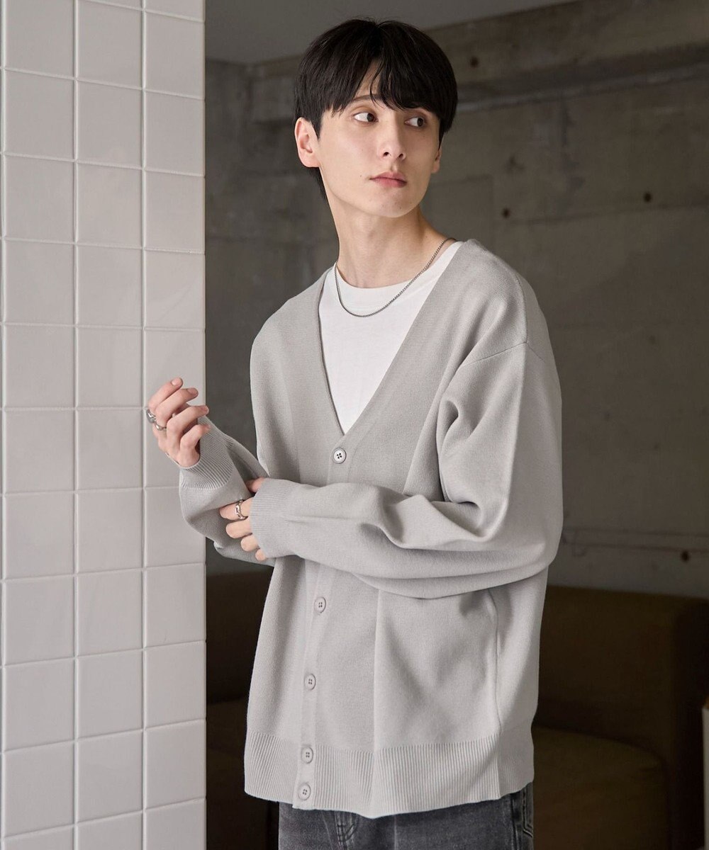 WEGO 【ユニセックス着用ITEM】ミラノリブカーディガン 