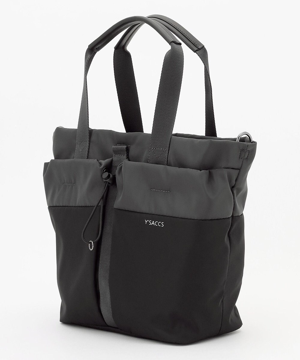 Y'SACCS ドローストリング コンビカラー2WAYトート 