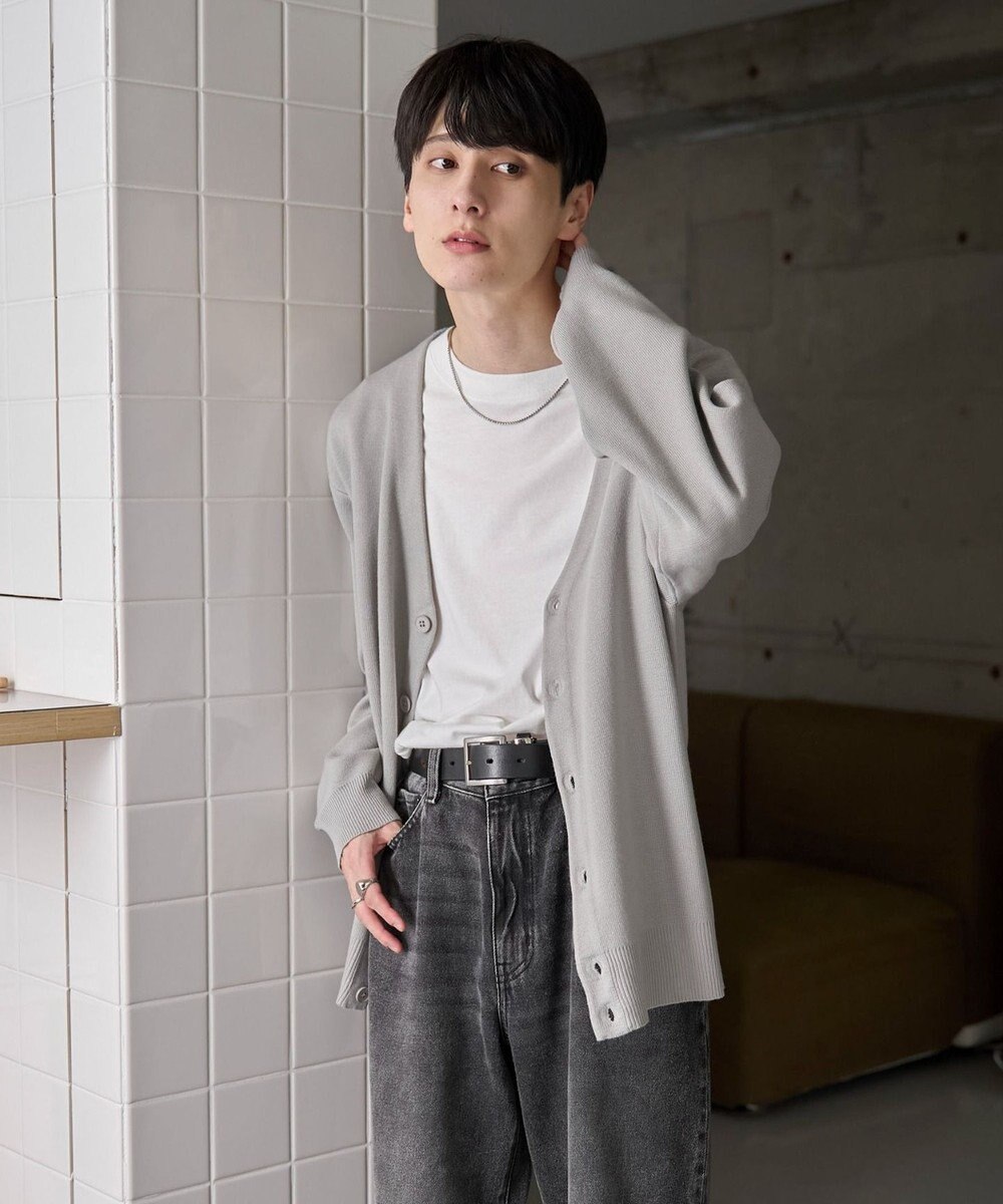 WEGO 【ユニセックス着用ITEM】ミラノリブカーディガン 