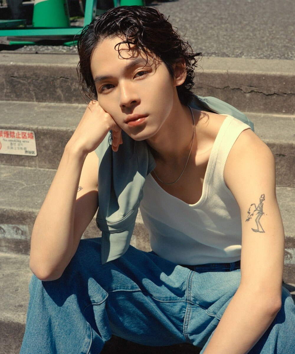 WEGO 【綿100%】リブタンクトップ 