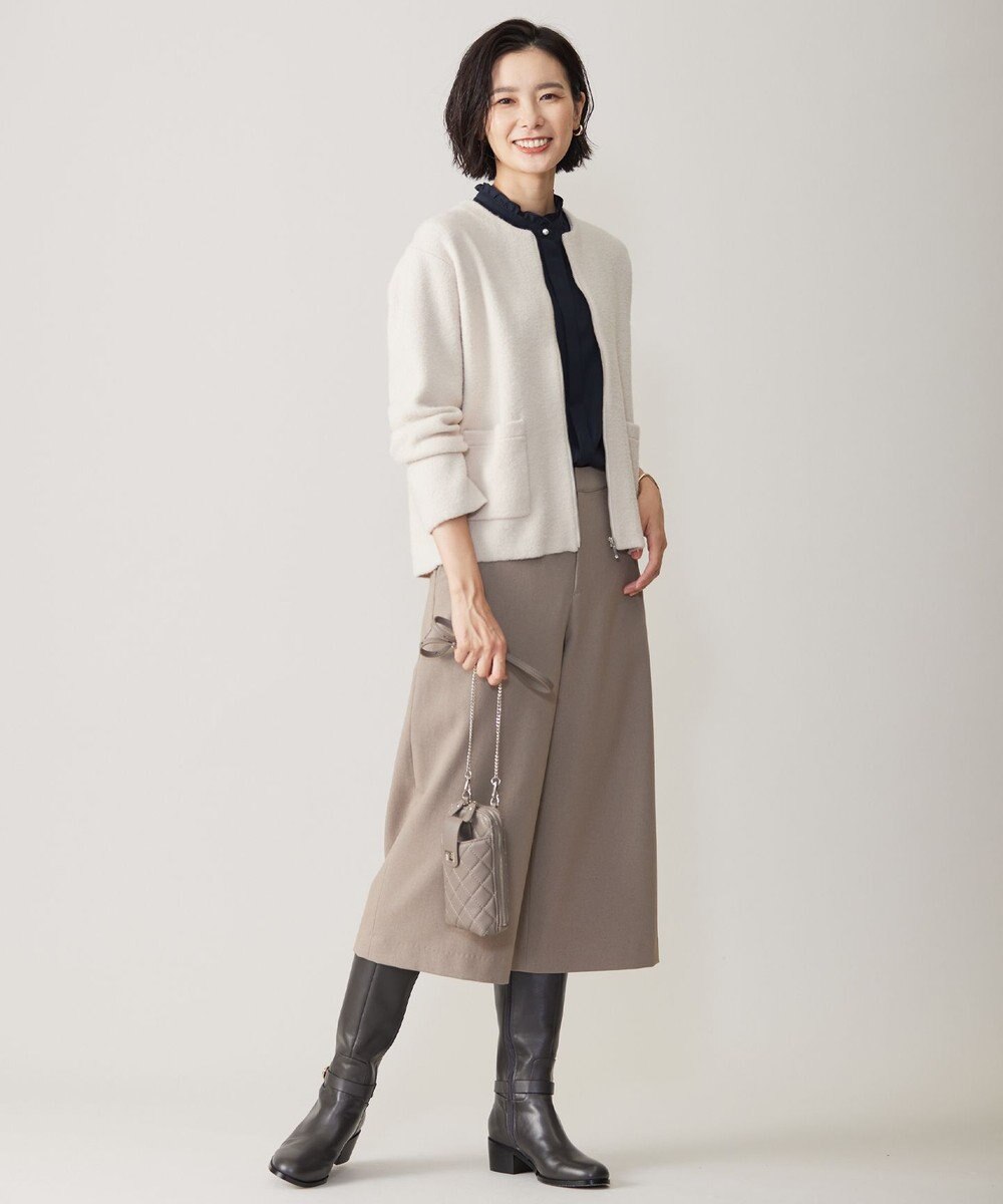 J.PRESS LADIES S 【WEB限定カラーあり・洗える】ツムギート flannel キュロット パンツ 