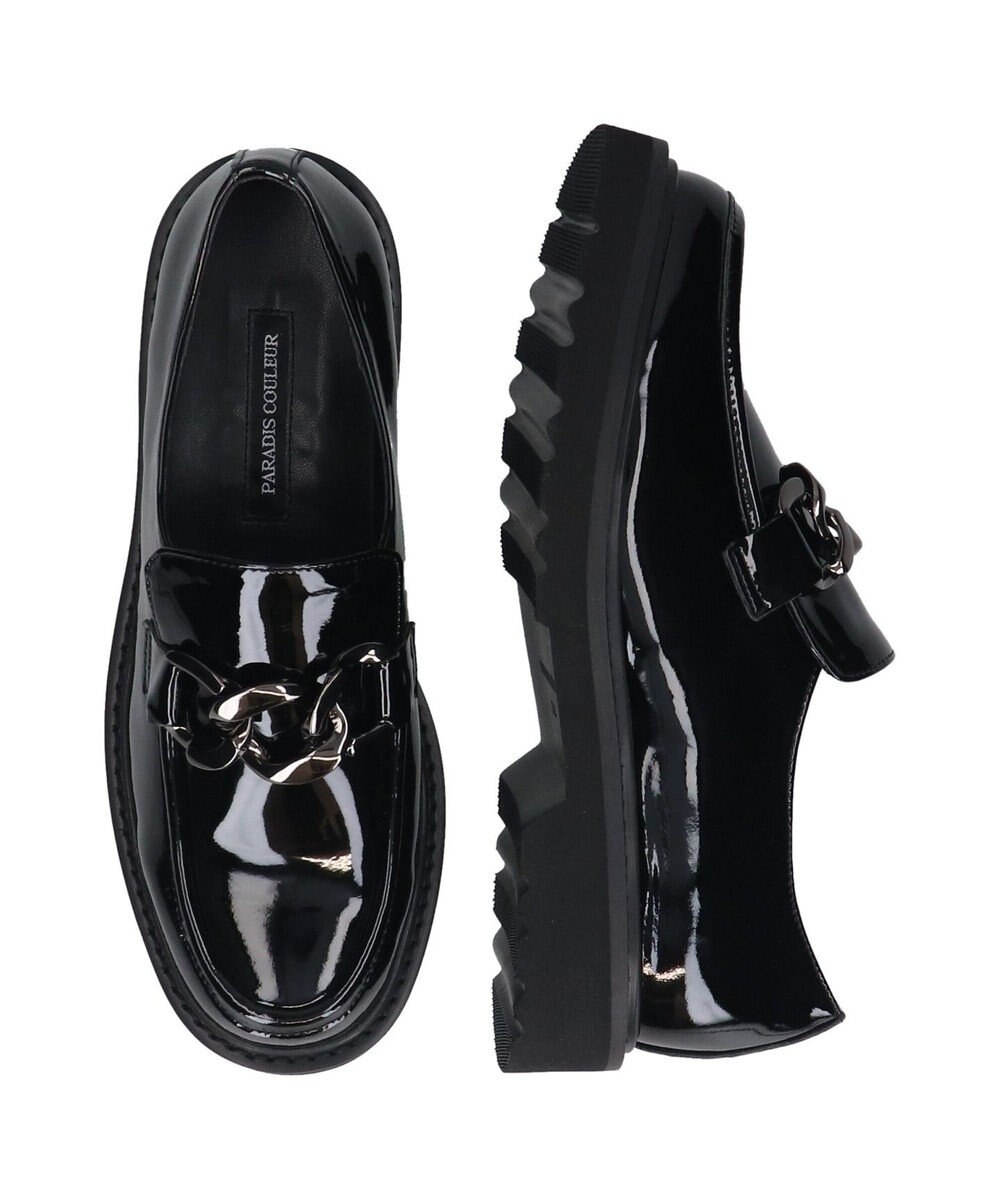 Bridget Birkin 【PARADIS COULEUR】メタルチェーンローファー 