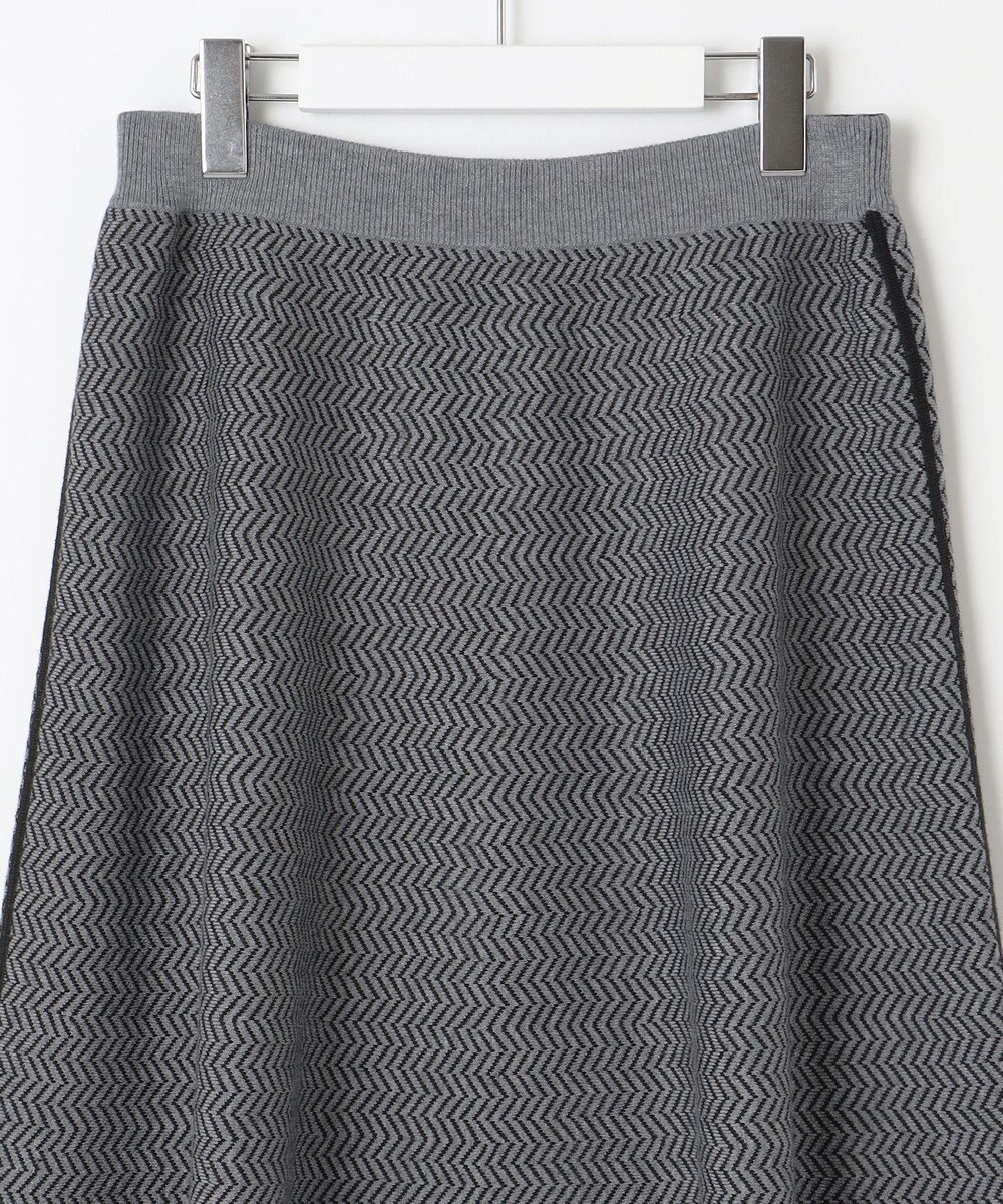 自由区 【WEB限定・マルチウェイ・洗える】ヘリンボーン柄リバーシブルニット セットアップ 