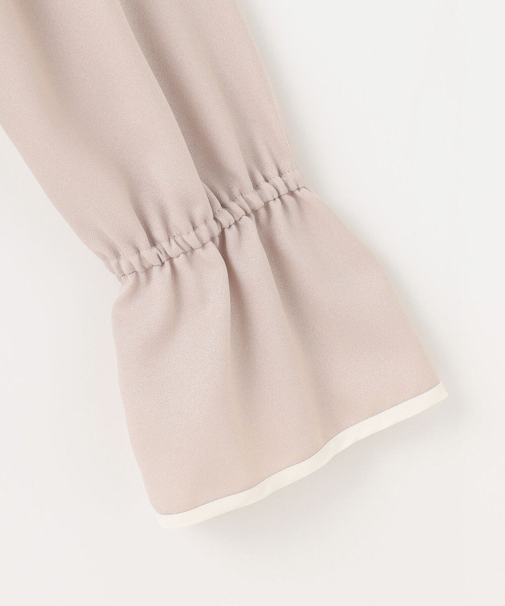 Feroux 【洗える】バイカラー ブラウス 