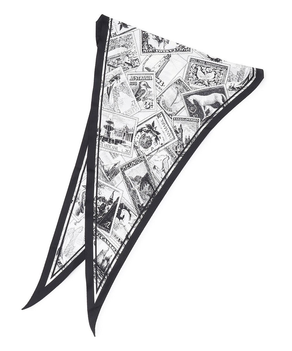 23区 【先行予約】スタンプ柄ダイヤ スカーフ 