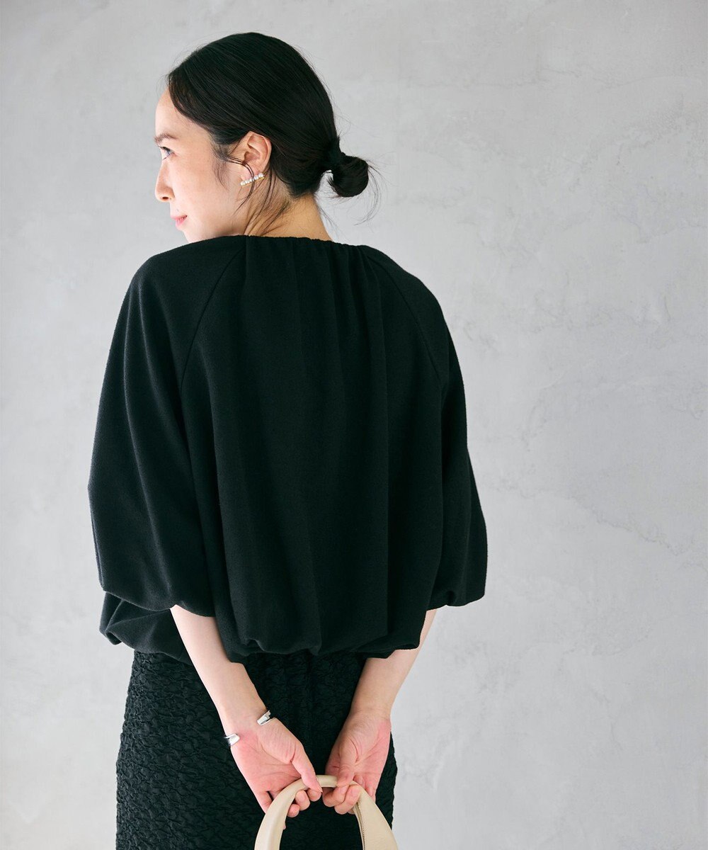 #Newans 【セレモニーにも/洗濯機可】バルーンヘムライトブルゾン​ 