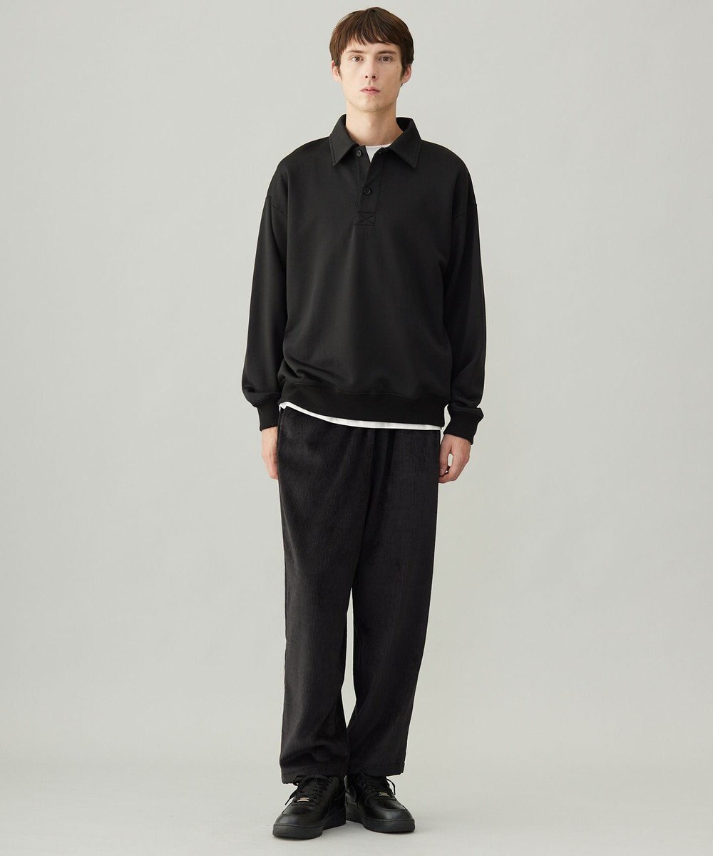 UNFILO MENS 【男女兼用】リラックス コーデュロイ ギャザーパンツ 