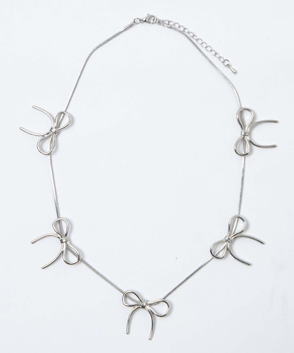 WEGO Lメタルリボンチェーンネックレス 