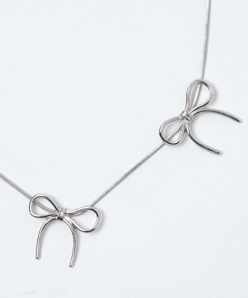 WEGO Lメタルリボンチェーンネックレス 