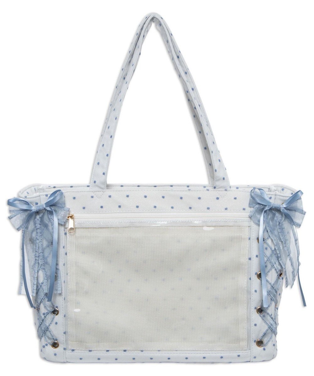 WEGO 【痛バ＆推し活グッズ】ドレッシーレースアップ痛バッグS 