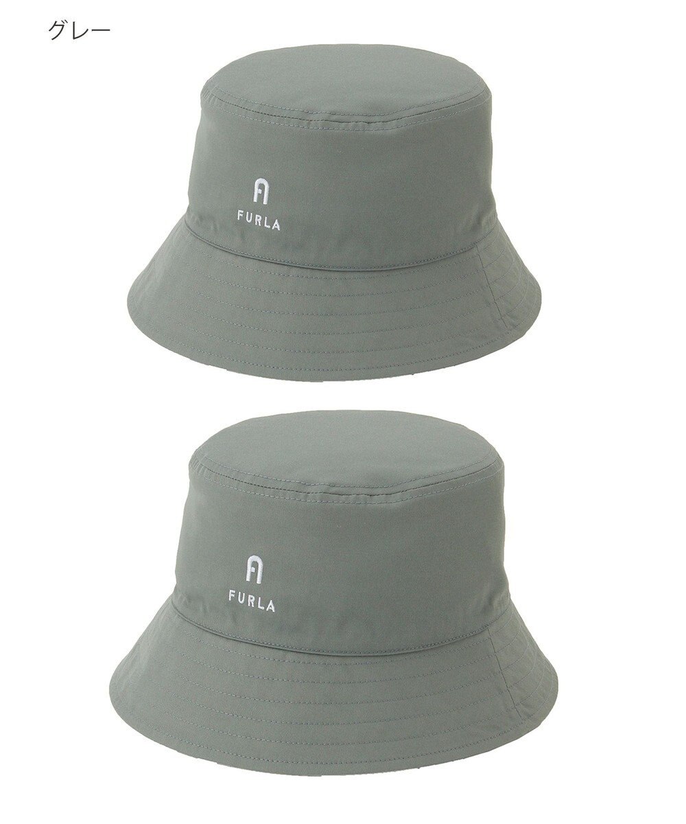 MOONBAT FURLA(フルラ)リバーシブルバケットハット 帽子 無地 UVカット 手洗い可能 