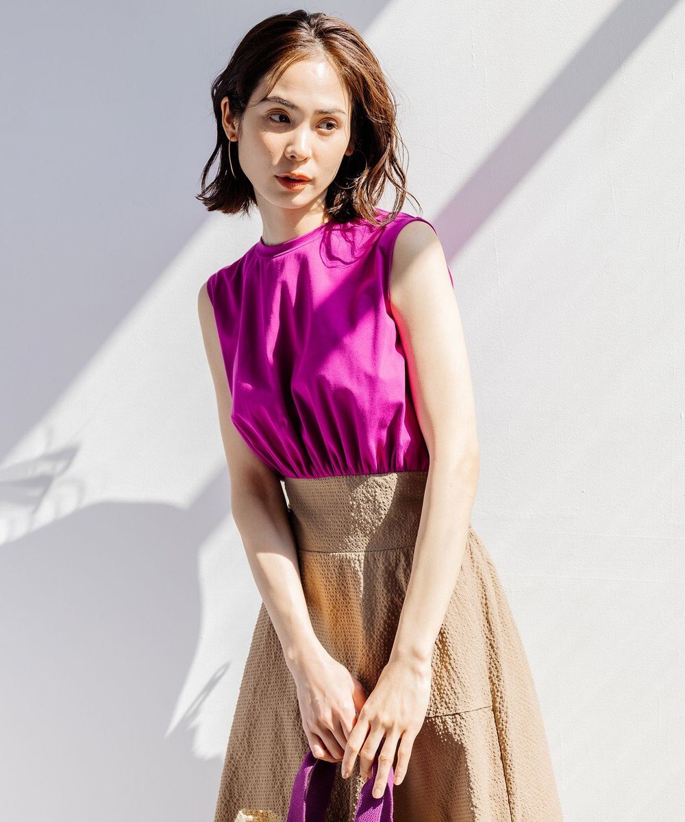 組曲 【洗える】ジャージコンビ ドレス 