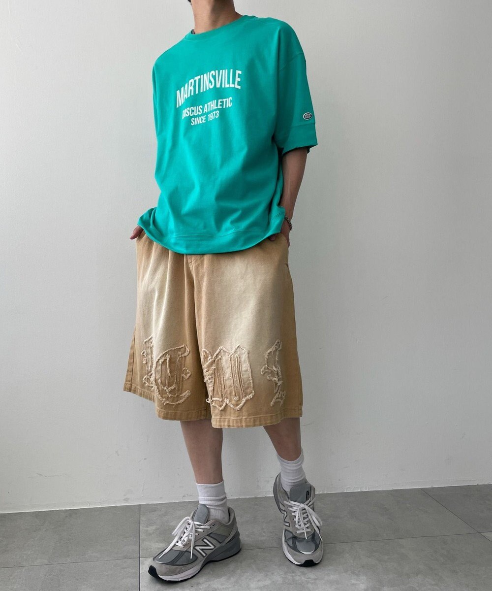 WEGO 【綿100%/MLサイズ展開】DISCUS　ルーズカレッ１００％ 