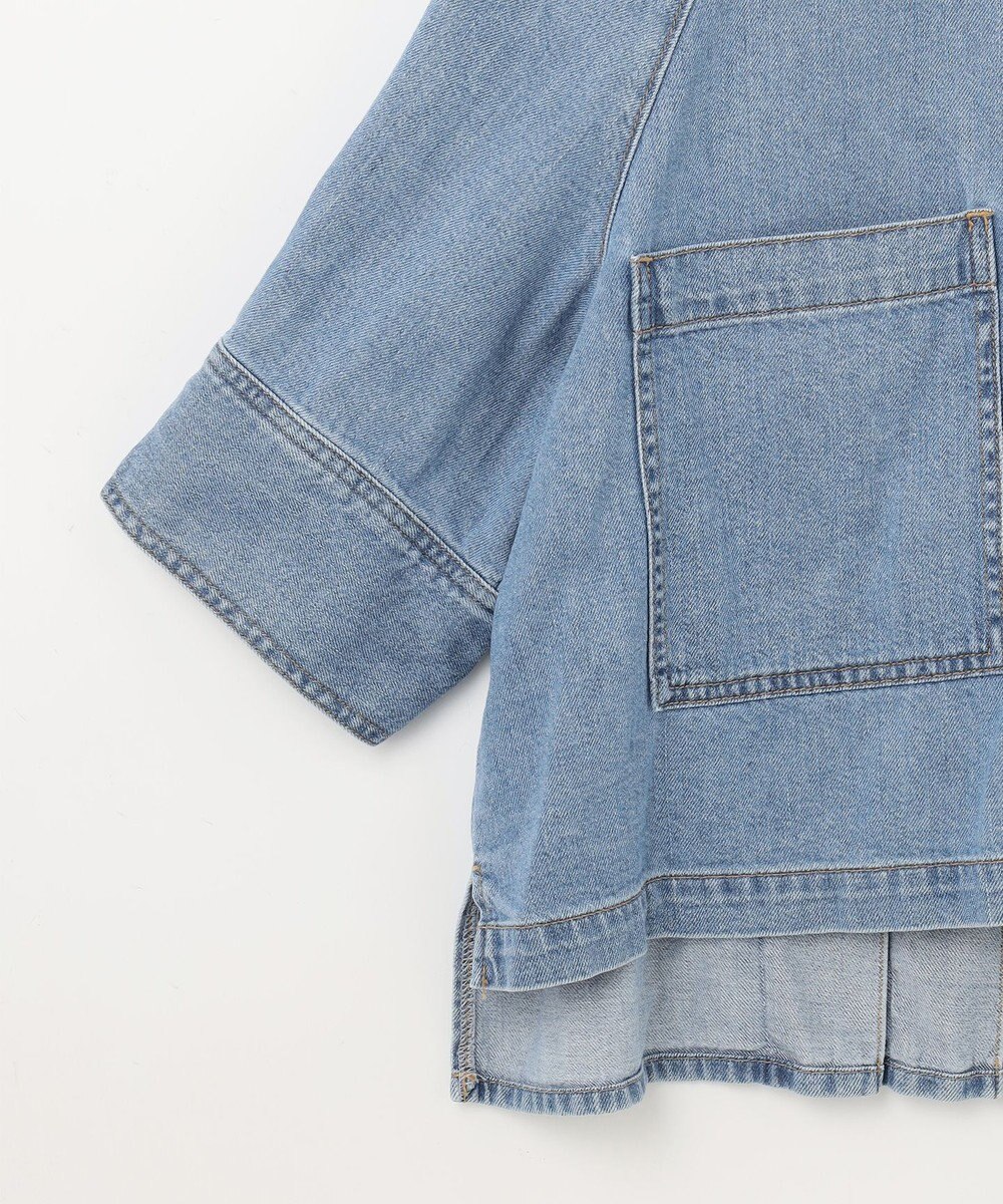 GRACE CONTINENTAL バックタックデニムシャツ 