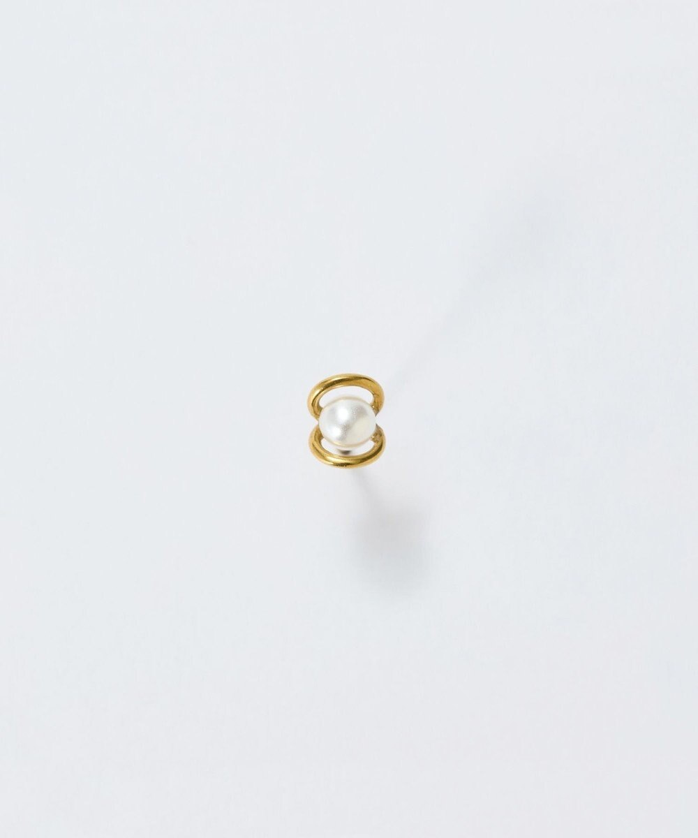 Phoebe 【金属アレルギー対応】プチメタルパールピアス(片耳)/サージカルステンレス 